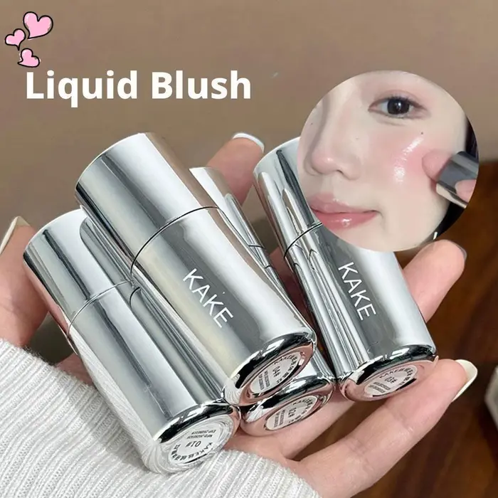 Blush liquide crème pour joues beauté durable joue naturelle lisse 4 couleurs velours mat imperméable