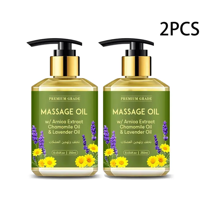 2PCS Formule de qualité supérieure avec extrait d'arnica, camomille et huile de lavande. Nourrissant