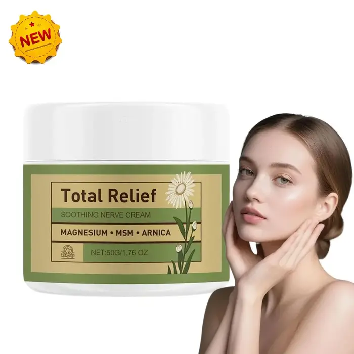 Crème Apaisante Total Relief pour les Nerfs - 50g Beurre Corporel au Magnésium