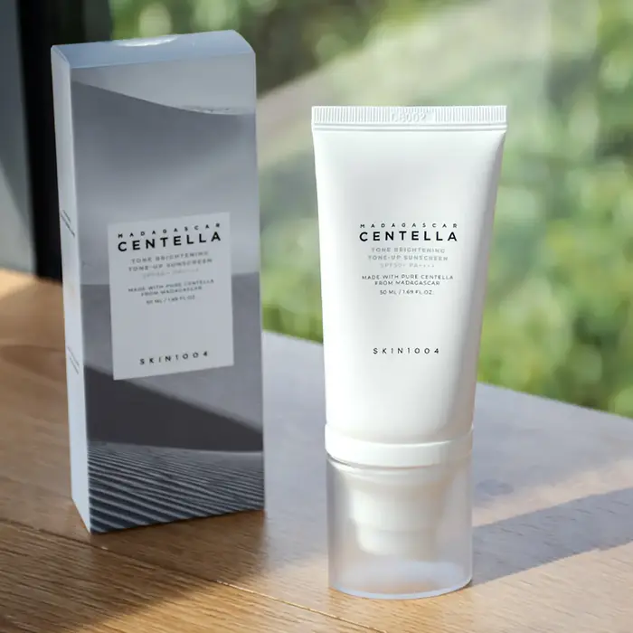 Crème solaire éclaircissante en capsules Skin1004 Centella SPF50+ Soins de la peau coréens Légère Hy