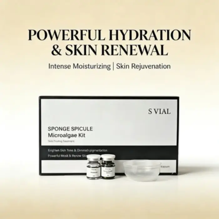 Kit de Microneedling Bio aux Spicules d'Éponge Régénération du Collagène Extrait Biologique Naturel