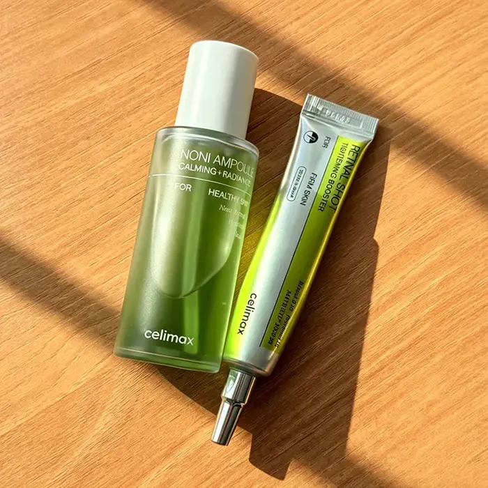 Crème Contour des Yeux Luxe Celimax Noni Ultimate, Éclaircissante, Anti-Cernes, Raffermissante, Sérum Réparateur Instantané en Stick pour Femmes, Soin de la Peau