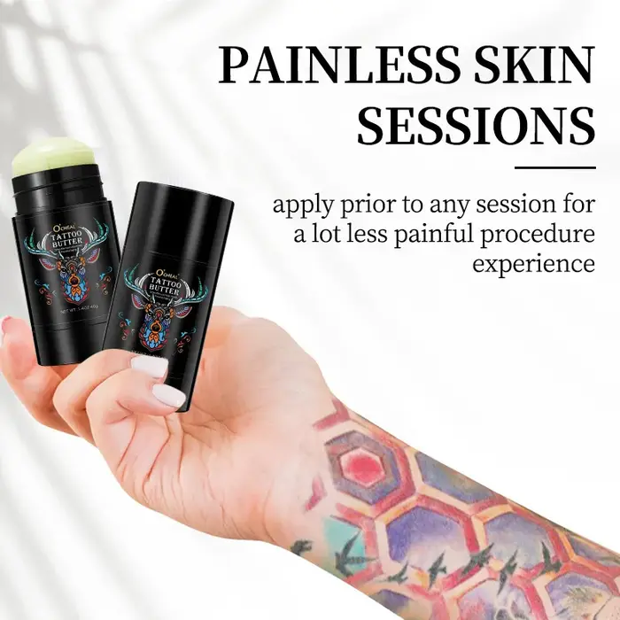 Crème de soin pour tatouage, baume nourrissant pour tatouage, stick pour une préservation durable de la couleur, pâte apaisante pour la peau tatouée