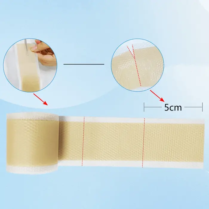 1 rouleau de feuilles de cicatrices en Silicone