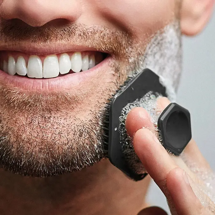 Brosse de nettoyage du visage en Silicone givré