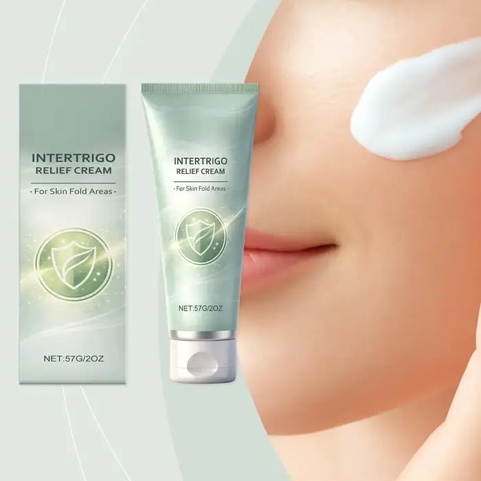 Crème Apaisante Intertrigo Anti-Frottement, Pommade Hydratante Profonde et Apaisante pour les Zones Irritées et les Pliages Cutanés