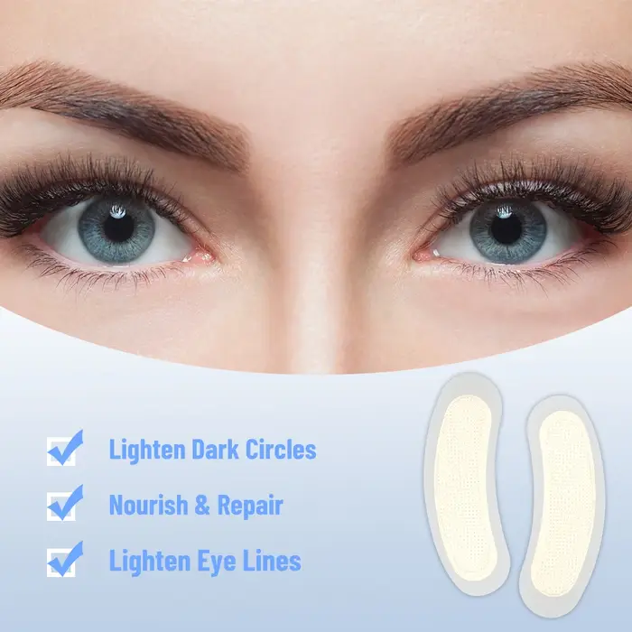 Patchs pour les yeux à micro-aiguilles à l'acide hyaluronique