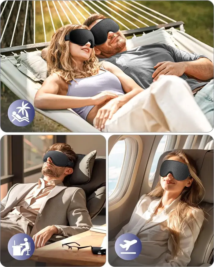 Masque de sommeil, masques oculaires pour dormir