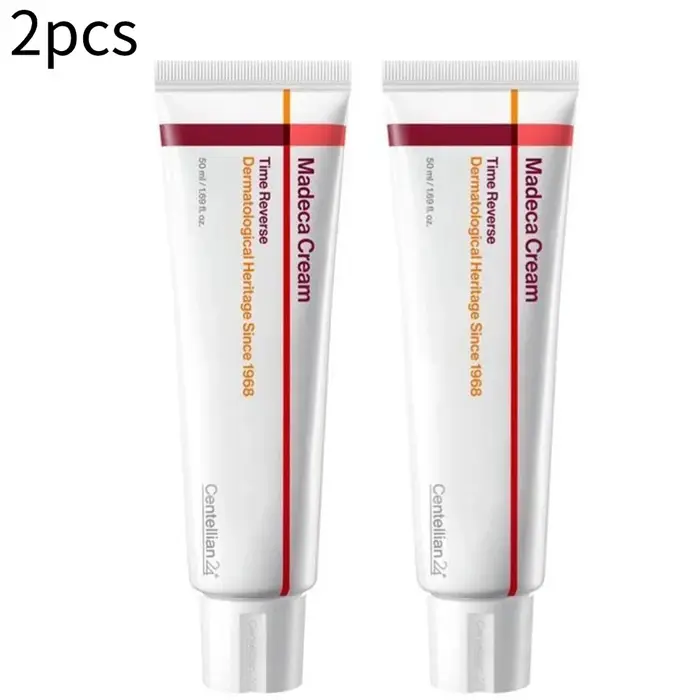 Crème Madeca Time-Reverse à la Centella Asiatica pour une hydratation intense, anti-âge, liftante et raffermissante, éclaircissante, soin coréen pour la peau 