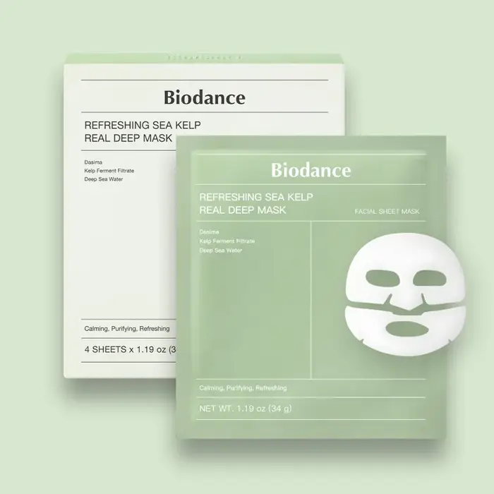 Masque facial hydratant en hydrogel BIODANCE Biocollagen Real Deep, pour une meilleure élasticité et