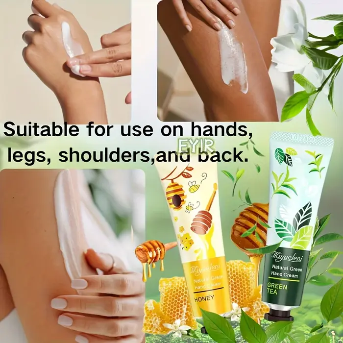 Coffret cadeau de crème pour les mains au parfum floral, hydratante et nourrissante, parfum frais non gras, texture de lotion à absorption rapide