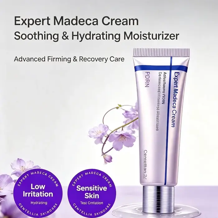 Crème Hydratante et Raffermissante Centellian24 50ml, Soin Léger pour Illuminer la Peau, Hydratant, Soulage les Rougeurs, Nourrit et Lisse les Ridules