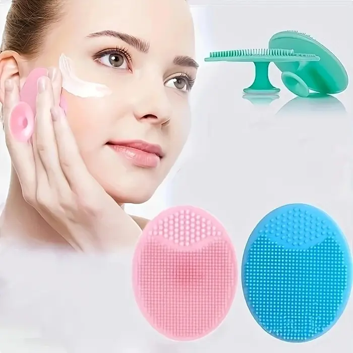 Outils de nettoyage du visage doux dissolvant de points noirs huile lèvres Peeling hors sûr Double face lavage