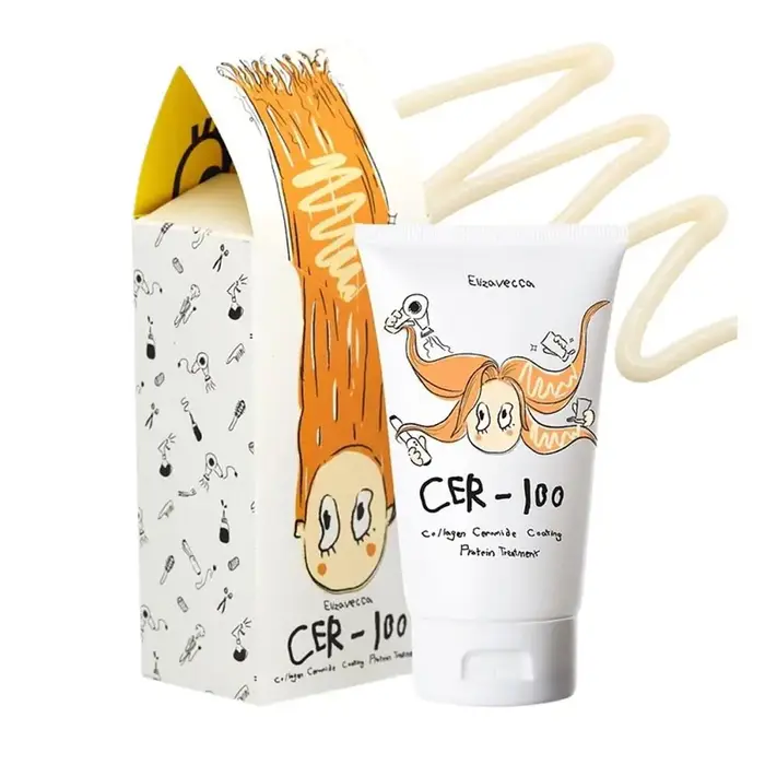 Après-shampooing à la kératine au collagène CER-100, nourrissant en profondeur, formule d'ingrédient