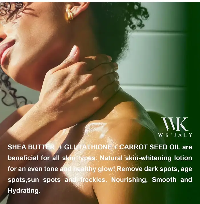 Lotion corporelle éclaircissante WK JALY au glutathion