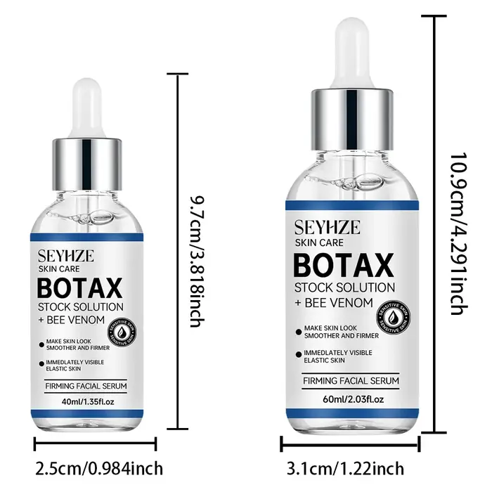 SEYHZE BOTAX Sérum Visage Amélioré 1pc - Soin Hydratant Jour et Nuit Rich In Aloe Peptides Collagène Et Rétinol pour Serrer