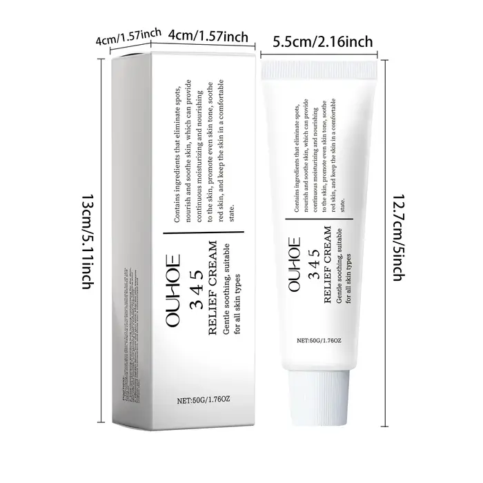 Pour 345 crème de soulagement adresse imperfections nourrir la peau et fournir un soin apaisant résu