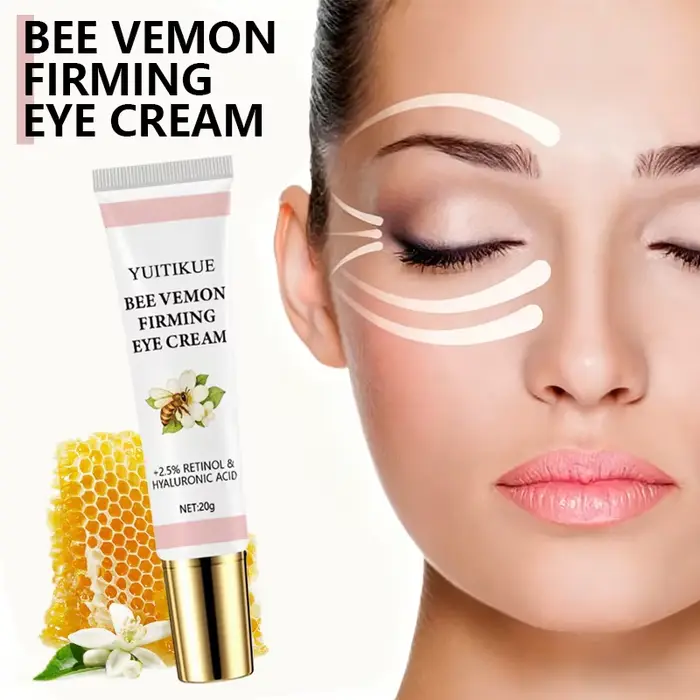 Crème raffermissante pour les yeux au venin d'abeille 20g - avec 2