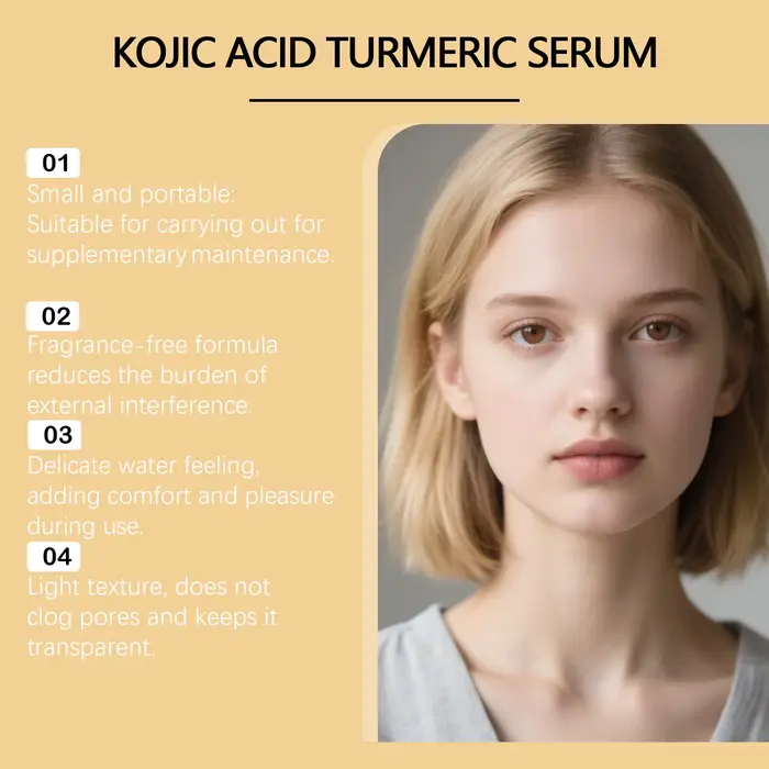 Spray et sérum à l'acide kojique et au curcuma
