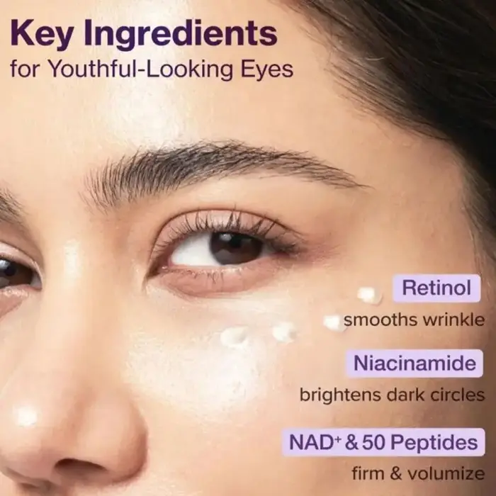 Sérum liftant NAD+ Crème contour des yeux raffermissante PDRN Atténue les ridules Hydratant Anti-âge Éclaircissant Essence Éclat Soin de la peau