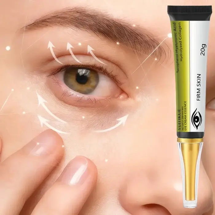 YUITIKUE Crème pour les yeux ferme instantanée 20g - avec acide hyaluronique et collagène