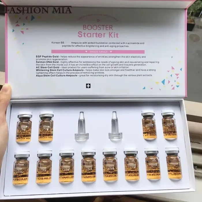 Kit de sérum booster pour la peau au DNA de saumon coréen 8 ml