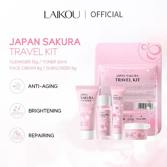 Sakura – ensembles et Kits de soins de la peau