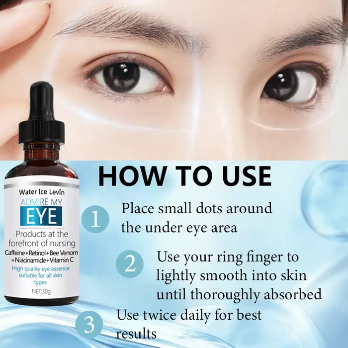 Sérum Intensif Regard - Caféine + Niacinamide - Action Anti-Fatigue Visuelle