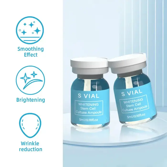Sérum à ampoule concentré anti-rides avancé de qualité supérieure pour renouveler la peau du visage