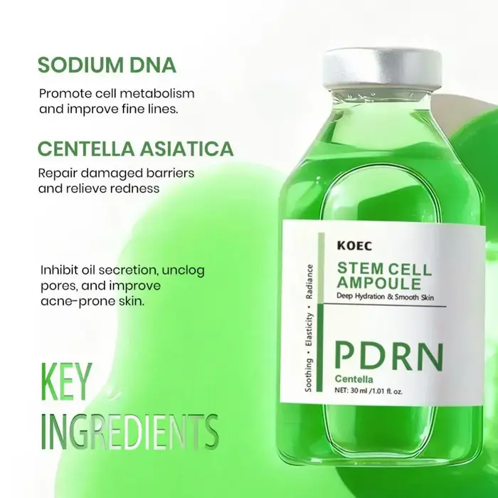 Sérum Ampoule Cellules Souches Centella PDRN KOEC 30ml