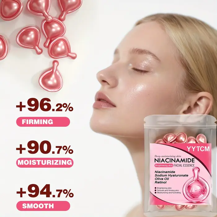 Capsules d'essence faciale à la niacinamide
