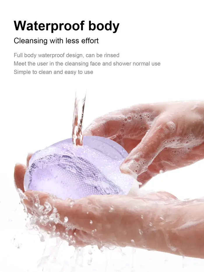 Brosse nettoyante pour le visage en silicone ultra hygiénique