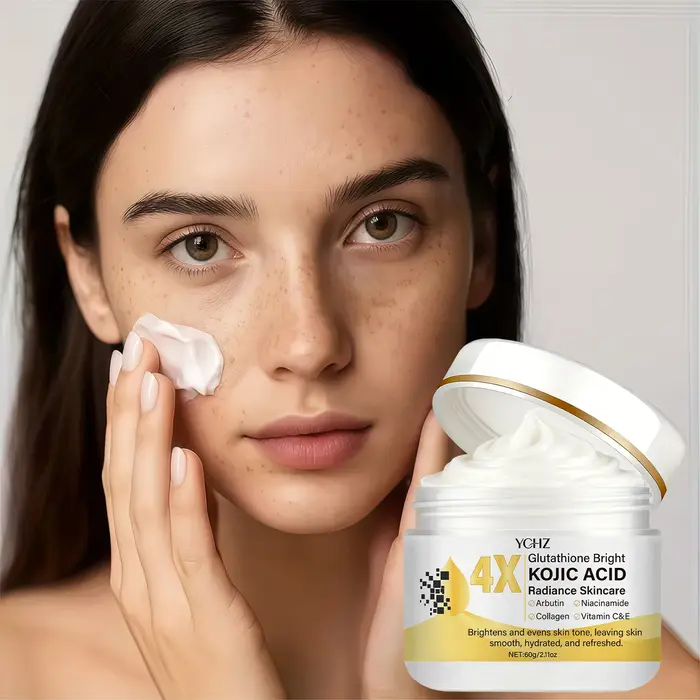 Crème à l'acide kojique