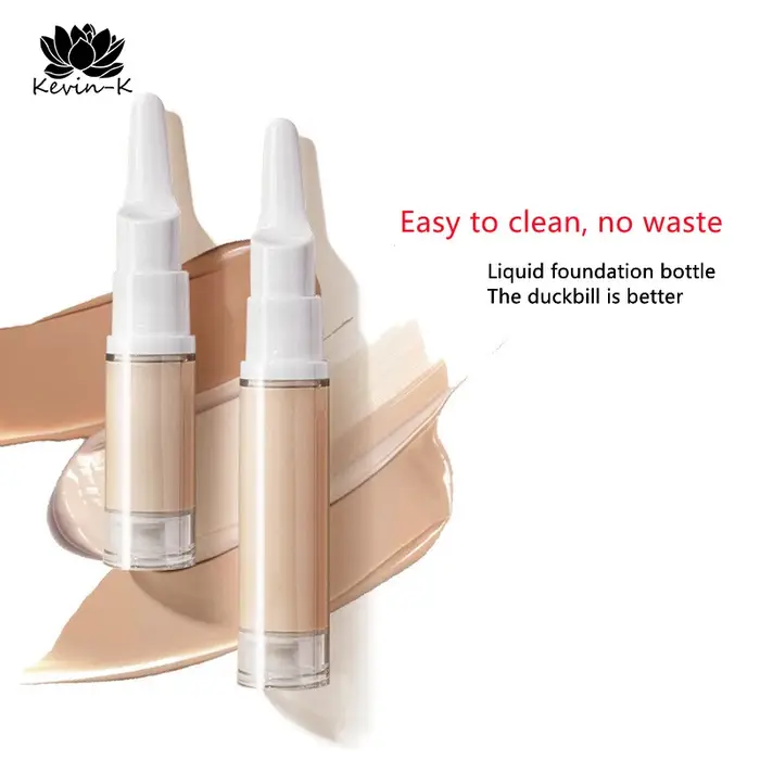 Bouteille sous vide rechargeable pour Lotion et fond de teint, 5/10/15ML, contenant cosmétique pour 