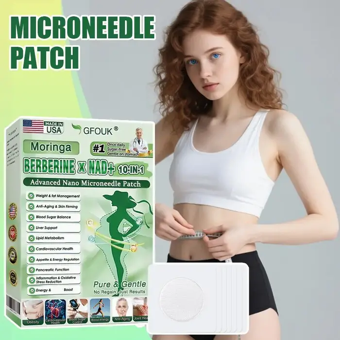 Patch Nano Microneedle à la Berbérine NAD+ - Raffermissement de la peau