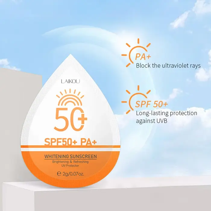 Mini crème solaire pour le visage