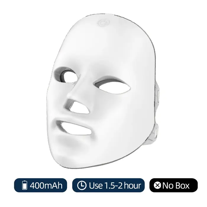 Masque Facial LED Rechargeable 7 couleurs LED Photon