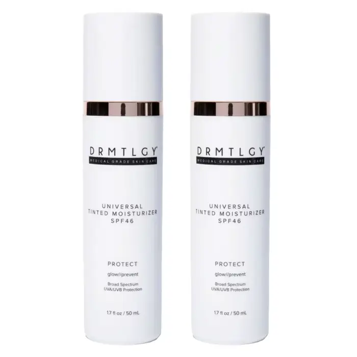 Crème hydratante teintée universelle PHANSTA 50mL SPF 46, légère, tout-en-un, pour le visage, protec