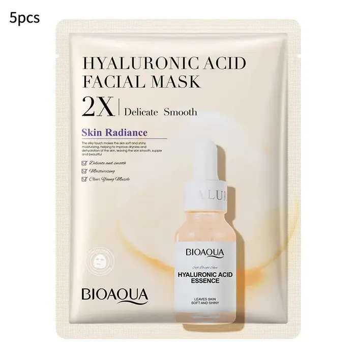 20 pièces/5 pièces Centella collagène masque Facial VC hydratant rafraîchissant feuille masques acide hyaluronique