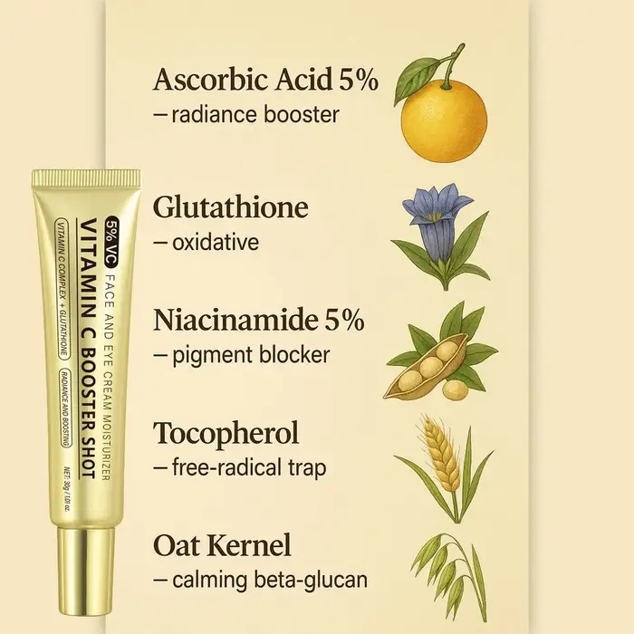 Sérum Booster Vitamine C Glutathion Niacinamide