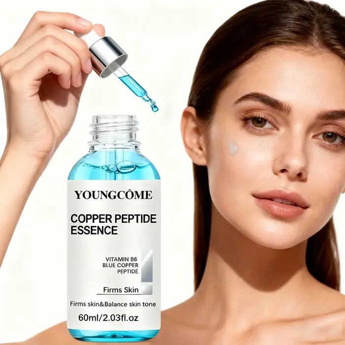 Sérum peptidique en cuivre bleu avec vitamine B6