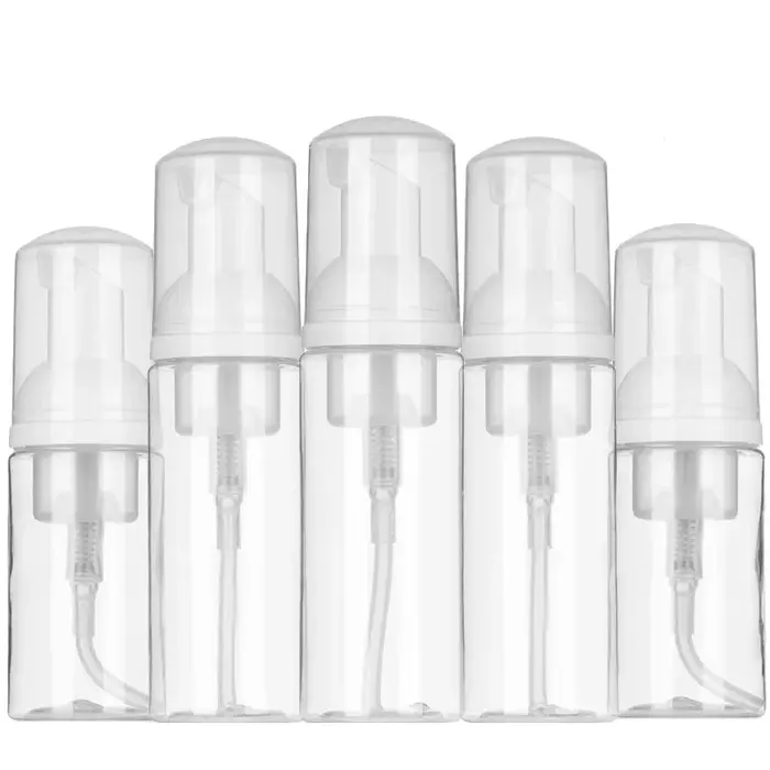 2 pièces 30ml 50ml 60ml 100ml bouteille de pompe à mousse en plastique vide visage cils