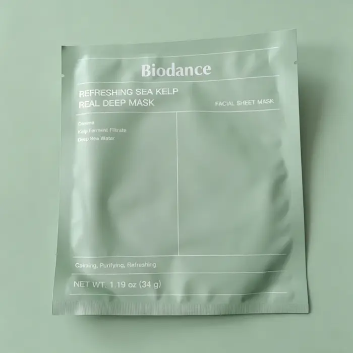 Masque facial en gel hydratant au collagène Biodance, soin hydratant à l'acide transparent à faible