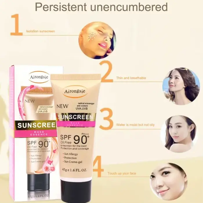 45g crème solaire pour le visage SPF 60/SPF 90