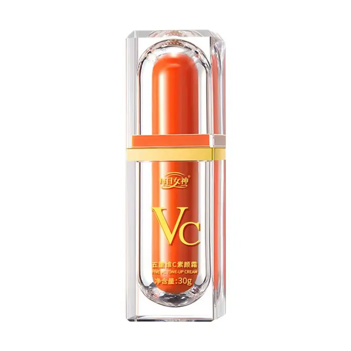 Crème naturelle pour le visage à la vitamine C, correcteur hydratant, blanchissant, rétrécit les Por