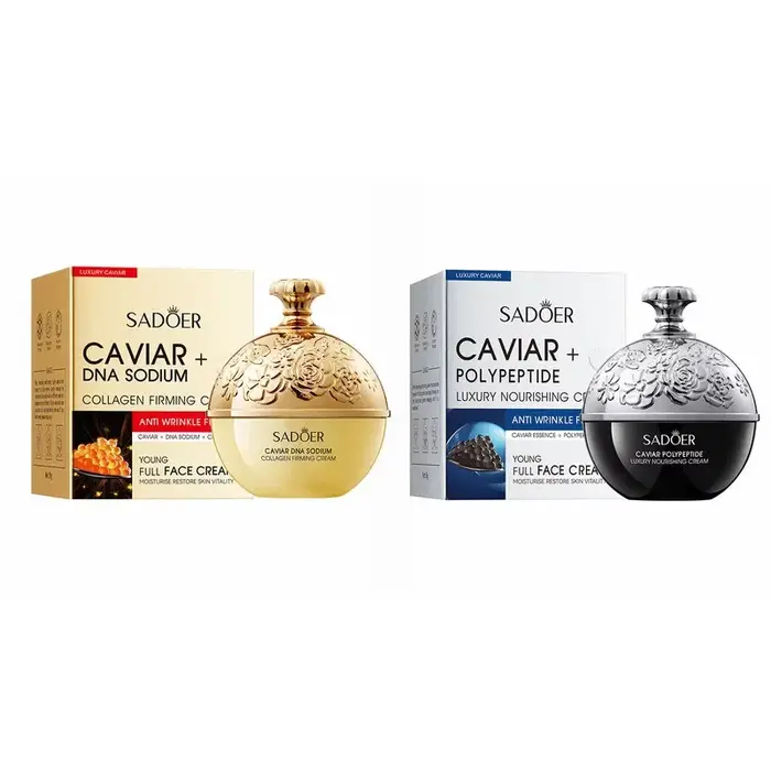 Crème de luxe à l'essence de caviar, élimination des rides, raffermissement du collagène, effet liftant, élasticité, soin de la peau du visage, cosmétiques coréens, 30g