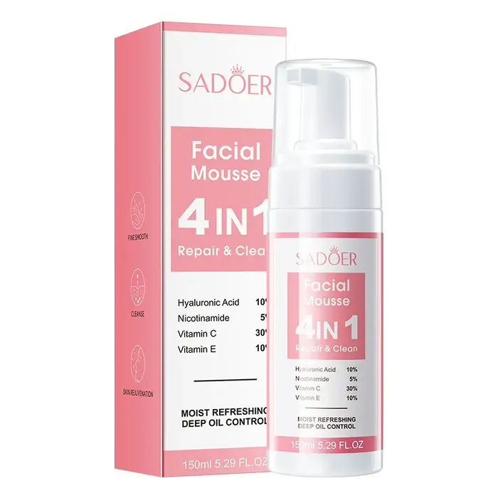 SADOER 4 en 1 Mousse pour le visage