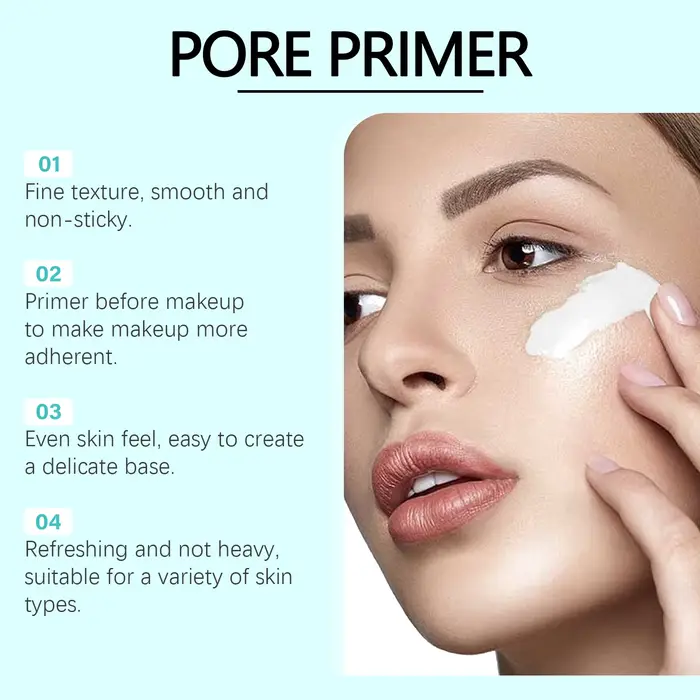 Apprêt de couverture des pores
