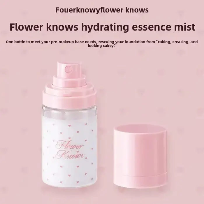 Spray hydratant FlowerKnow pour le visage, base de maquillage, essence hydratante, produits de soin 