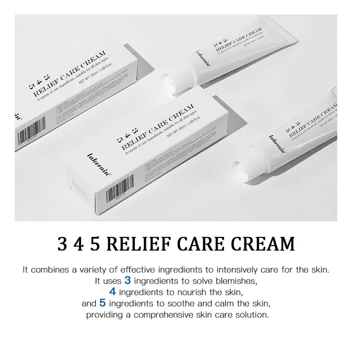 3 4 5 crème de soulagement adresse imperfections nourrir la peau et fournir soin apaisant Lifting du visage beauté hydratant cosmétiques coréens